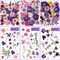 167PCS Real Dried Pressed Flowers – Natural Colorful Daisy & Mixed Wildflowers for DIY Resin, Candle, Jewelry, Nails, Pendants, Scrapbooks, and Floral Crafts (Purple, Elegant Style)